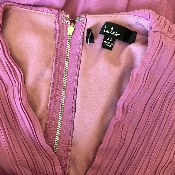 NWOT Vivid Imagination Lilac Cutout Maxi Dress